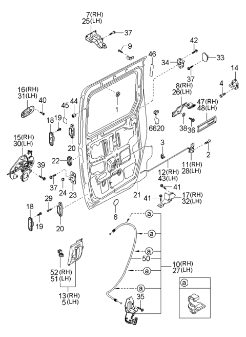 2003 Kia Sedona  Screw-Tapping Diagram for K9GG600616B