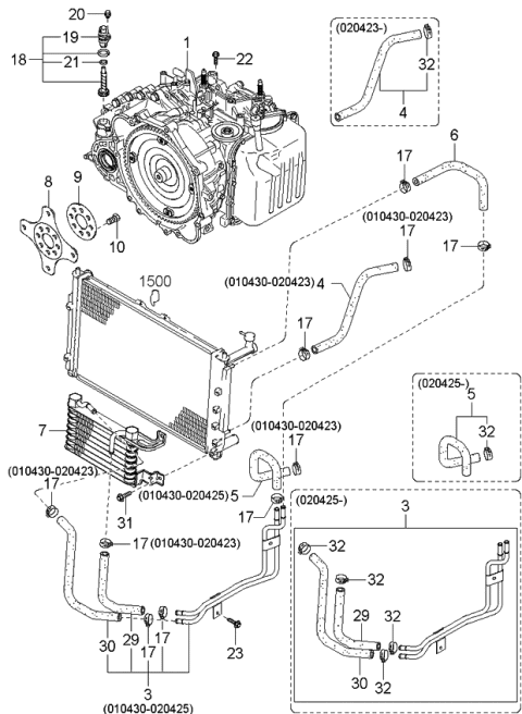 2004 Kia Sedona  Clip Diagram for 4651839000