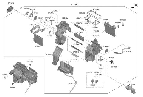 2021 Kia Seltos  Bracket Diagram for 97155C7000