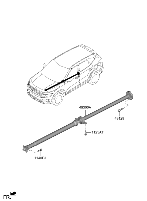 2021 Kia Seltos  Bolt Diagram for 491292B000