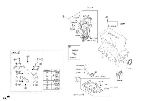 2021 Kia Seltos  Bolt Diagram for 1140610556K