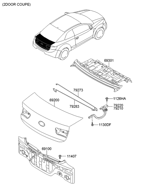 2010 Kia Forte  Bolt Diagram for 1012706351