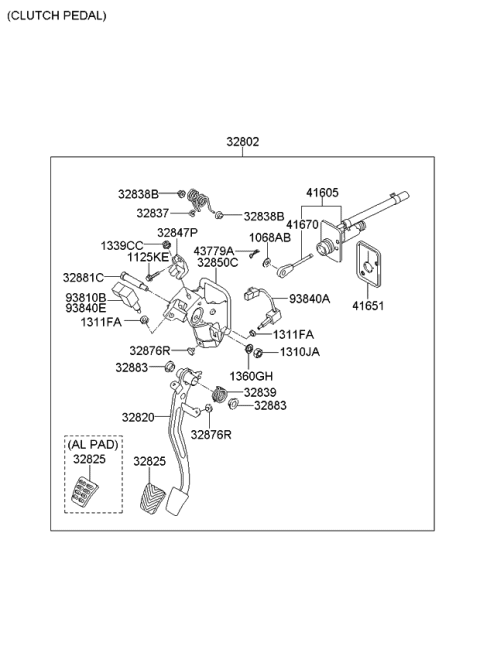 2011 Kia Forte  Spring-Turn Over Diagram for 328271M200
