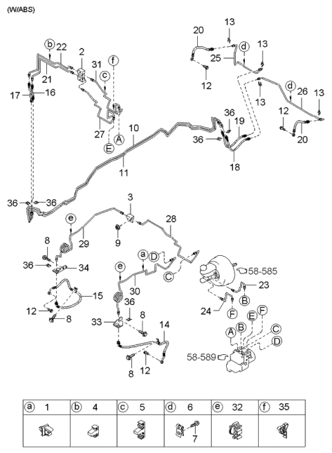 2004 Kia Sorento  Joint-Pipe Diagram for 0K22G45853