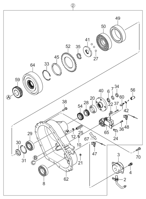2006 Kia Sorento  Bolt-Flange Diagram for 1140508351