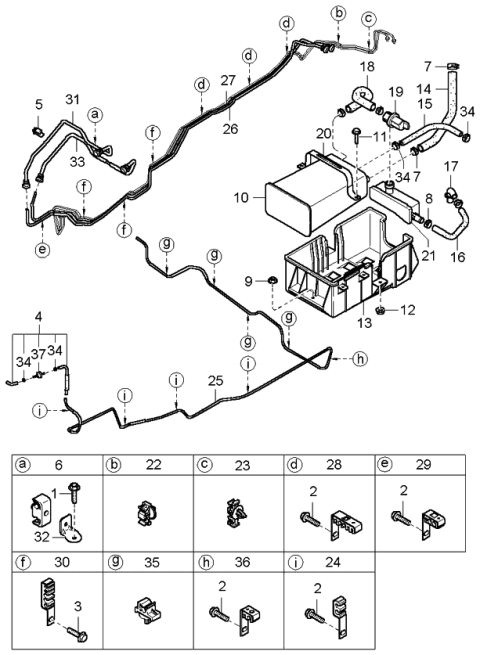 2005 Kia Sorento  Bolt Diagram for 1123006166