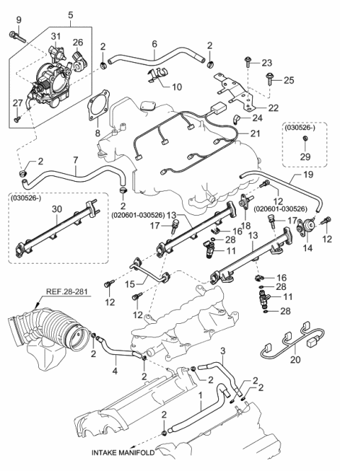 2003 Kia Sorento  Clip Diagram for 1489000609