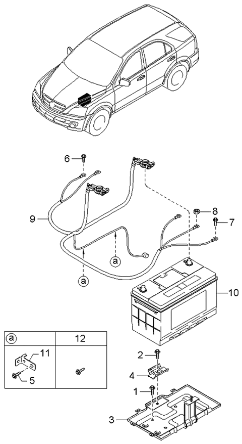 2003 Kia Sorento  Bolt-Washer Assembly Diagram for 1129008183