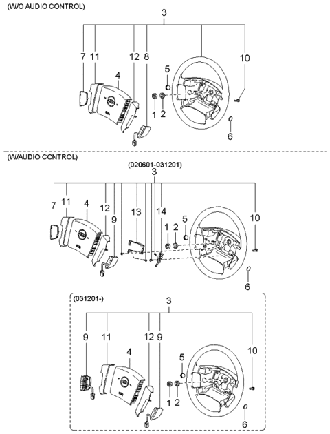 2005 Kia Sorento  Bracket-R/C, LH Diagram for 561243E500