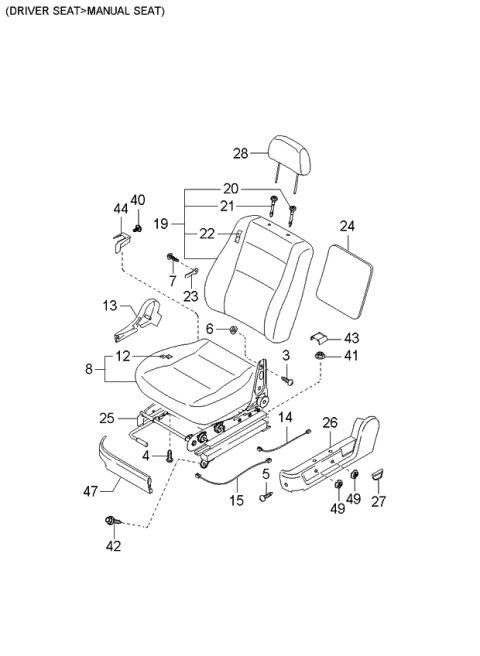 2006 Kia Sorento  Bolt Diagram for 1129410303