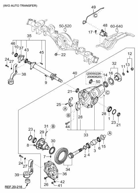 2006 Kia Sorento  Bolt-Flange Diagram for 1141508163
