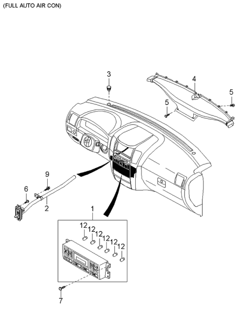 2003 Kia Sorento  M/SCREW Diagram for 1221105121