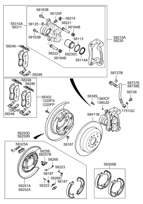 2012 Kia Sorento  Seal-Piston Diagram for 5811337500