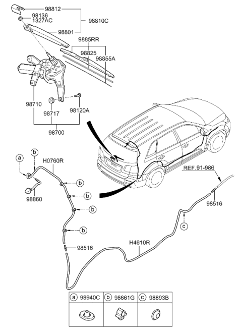 2009 Kia Sorento  Hose Diagram for 1792504461