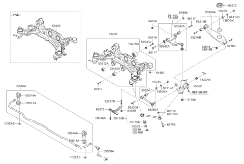 2009 Kia Sorento  Bolt Diagram for 286963A000