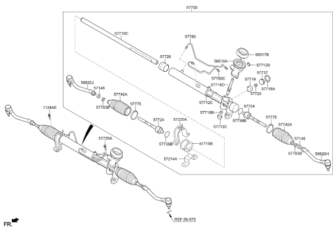 2018 Kia Sedona  Band-Power Steering Diagram for 577220W100