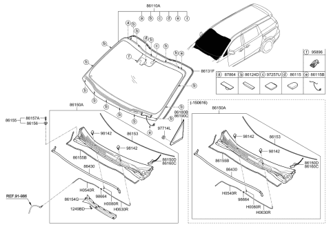 2016 Kia Sedona  COUPLER-LKAS Diagram for 95896D4000