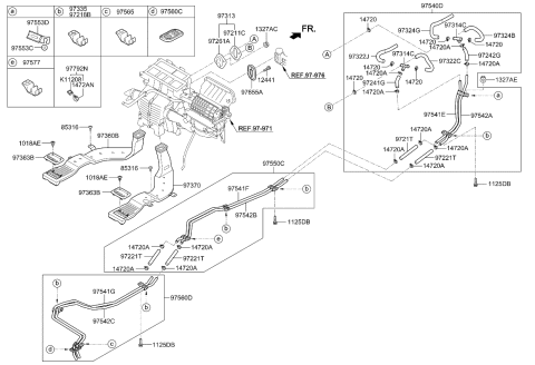 2016 Kia Sedona Tapping Screw-HEXAGON Head Diagram for 1244106167K