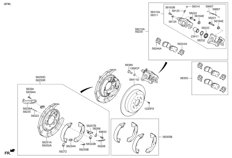 2020 Kia Sedona  Cap-Bleeder Screw Diagram for 581213R000
