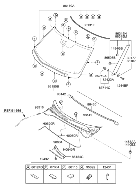 2015 Kia Soul  Hose Diagram for 1792504005
