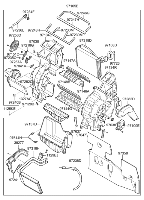 2006 Kia Rondo  Aspirator & Hose Assembly Diagram for 972362M000