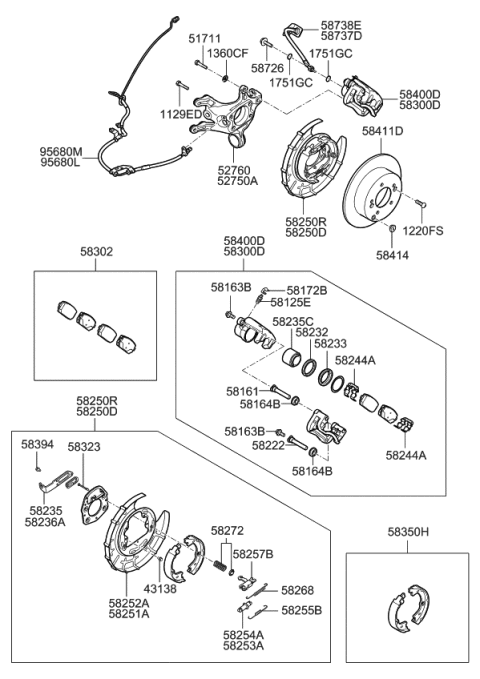 2007 Kia Rondo  Bolt Diagram for 5171121000
