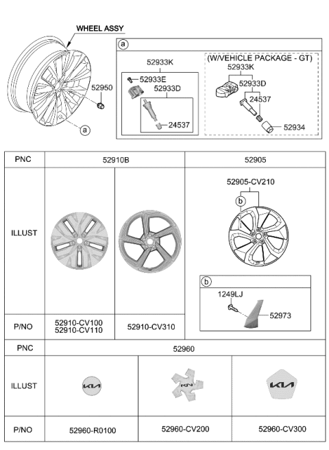 2024 Kia EV6  SCREW-TPMS Diagram for 52945CG100