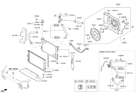 2012 Kia Soul  Guard-Air, RH Diagram for 291352K600
