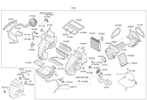2013 Kia Soul  GROMMET Assembly Diagram for 9731317000