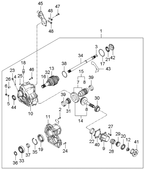 2006 Kia Sportage  Bolt Diagram for 1140410201