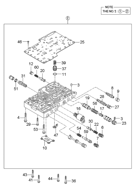 2006 Kia Spectra  Bolt Diagram for 1140306403