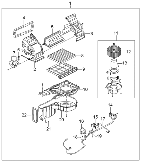 2006 Kia Spectra  Resistor Diagram for 971282D200