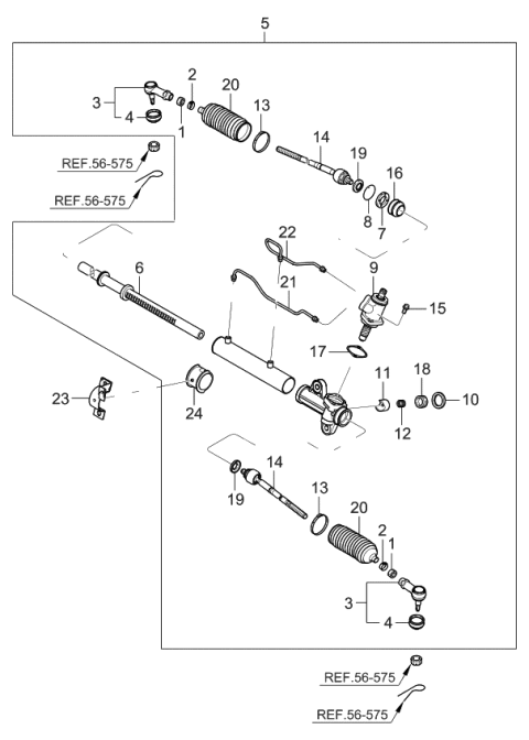2006 Kia Spectra  Clamp-Hose Diagram for 1472006006B