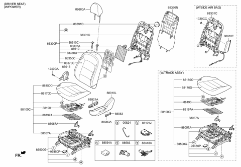 2017 Kia Forte Board Assembly-Front Back(D Diagram for 88390A7000BGG