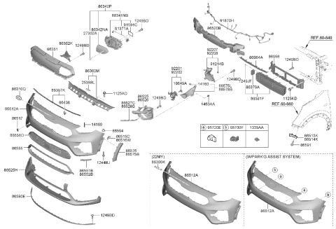 2019 Kia Niro EV  EMBLEM-KIA Diagram for 86300G5500