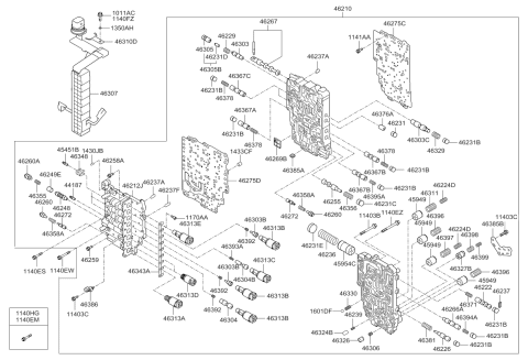 2009 Kia Sedona  Bolt-Flange Diagram for 1140306201