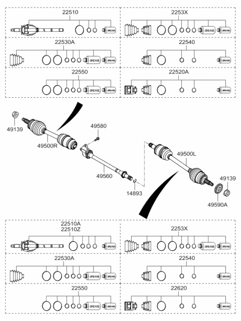 2006 Kia Sedona  Tone Wheel-Front Diagram for 495904D000