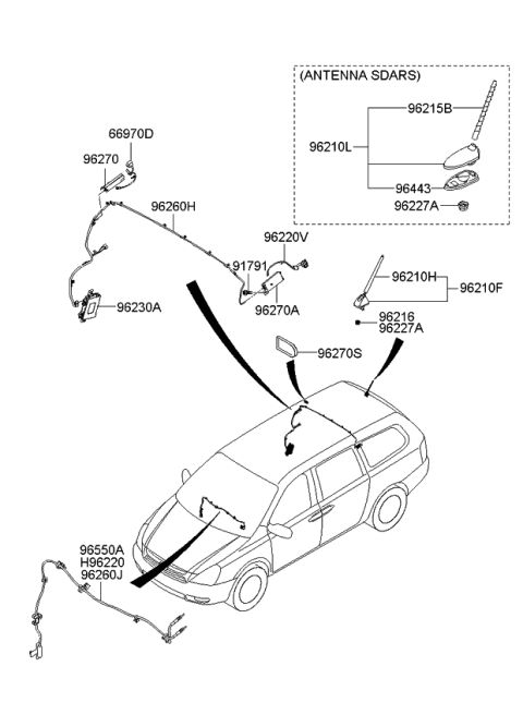 2006 Kia Sedona Screw-Machine Diagram for 9179138000