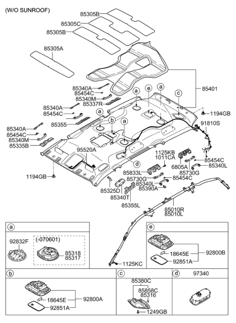 2014 Kia Sedona  Plate-Assist Handle Diagram for 853191D000