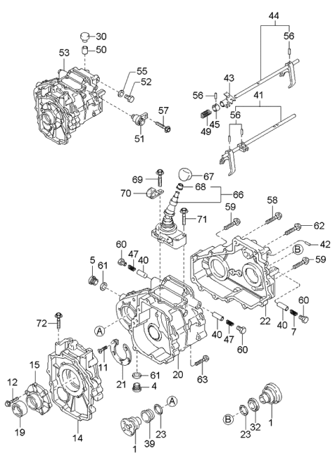 2000 Kia Sportage  Plug Diagram for K995111600F
