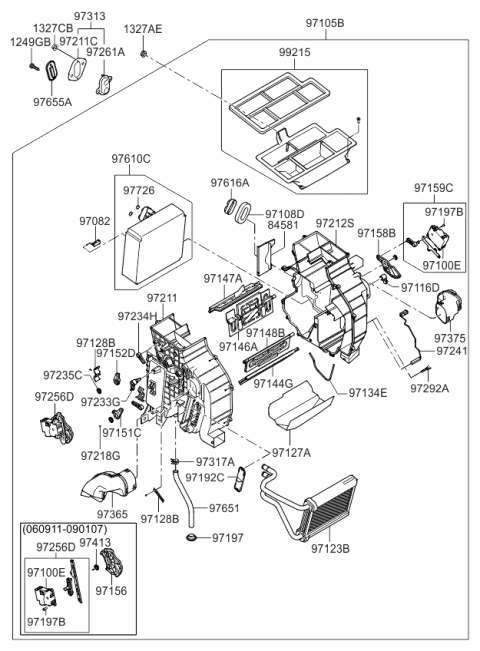 2010 Kia Sportage  Sensor-Water Temperature Diagram for 972411F000