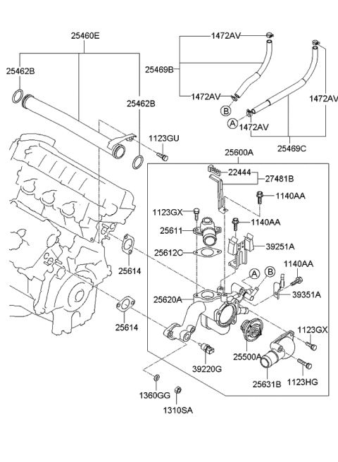 2006 Kia Sportage  Bolt Diagram for 1123308556K