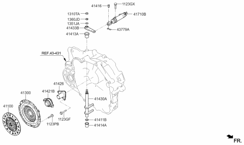 2008 Kia Sportage  Bolt Diagram for 1123508206P