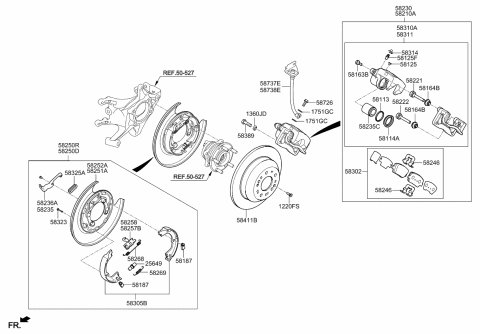2013 Kia Sorento  Lever-Operating Diagram for 582572W000