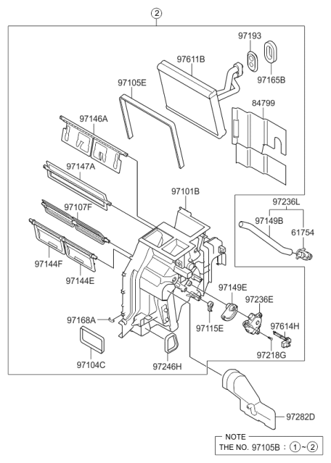 2013 Kia Optima  Hose-Aspirator Diagram for 972372T000