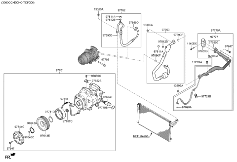 2019 Kia K900  Suction Tube Assembly Diagram for 97775J6050
