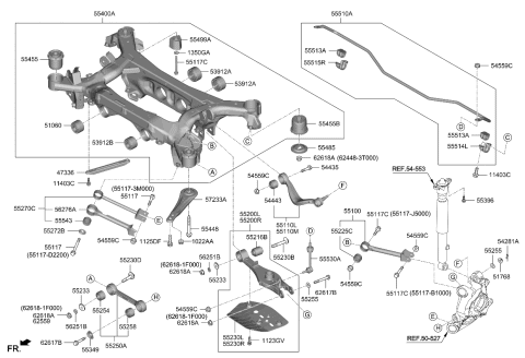 2019 Kia K900  INSULATOR-Rr Diagram for 21772D2000