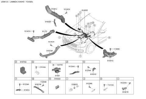 2019 Kia K900  Bolt Diagram for 1127306147K