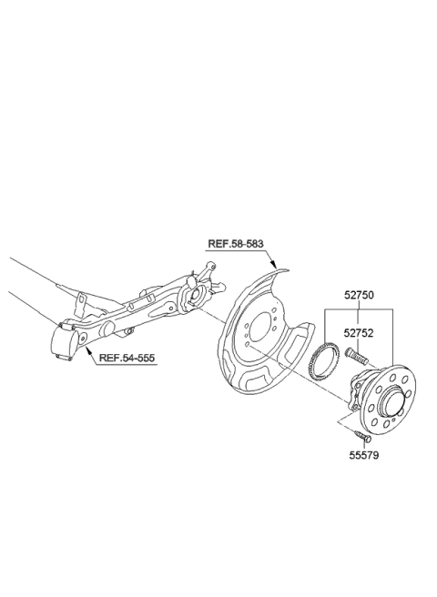 2012 Kia Rio  Bolt-Washer Diagram for 527353X000