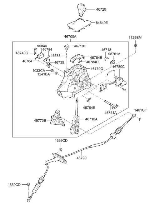 2015 Kia Optima  DAMPER Diagram for 467332T200